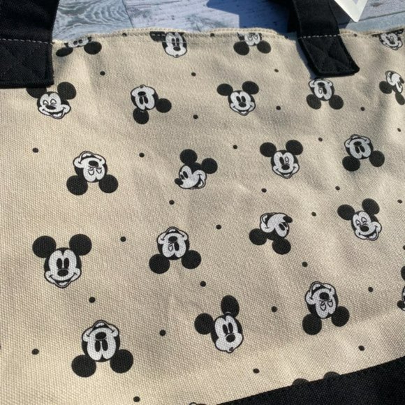 Mickey Mouse Cotton Canvas Tote Bag - Picture 3 of 5